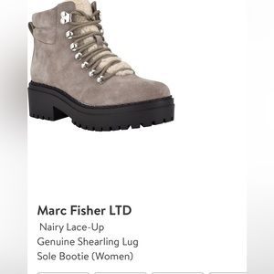 Marc Fisher shearling boots